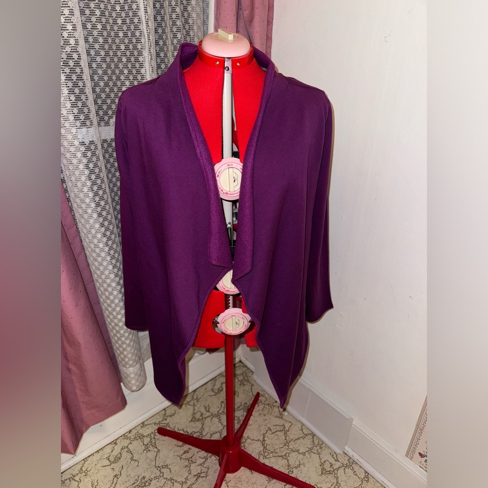 Purple Cardigan